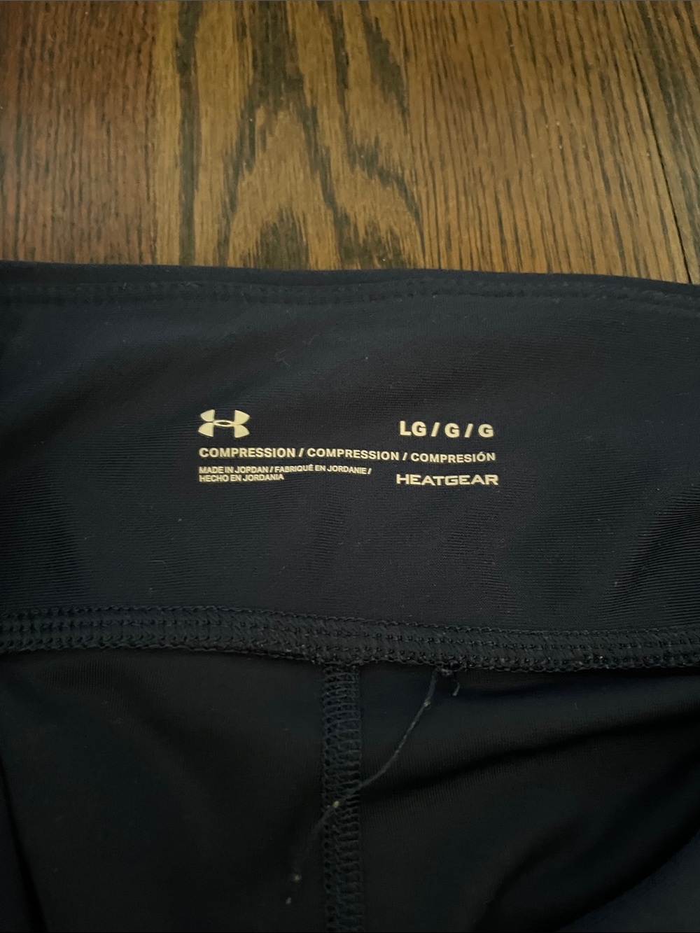 Under Armour Navy and Gray Performance Capri Leggings - Picture 2 of 2